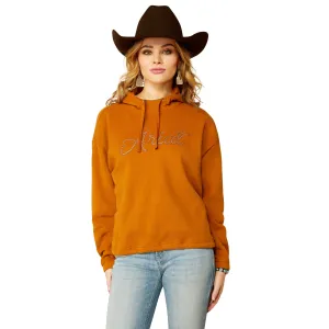 Ariat Ladies Essential Roasted Pecan Logo Hoodie 10052466