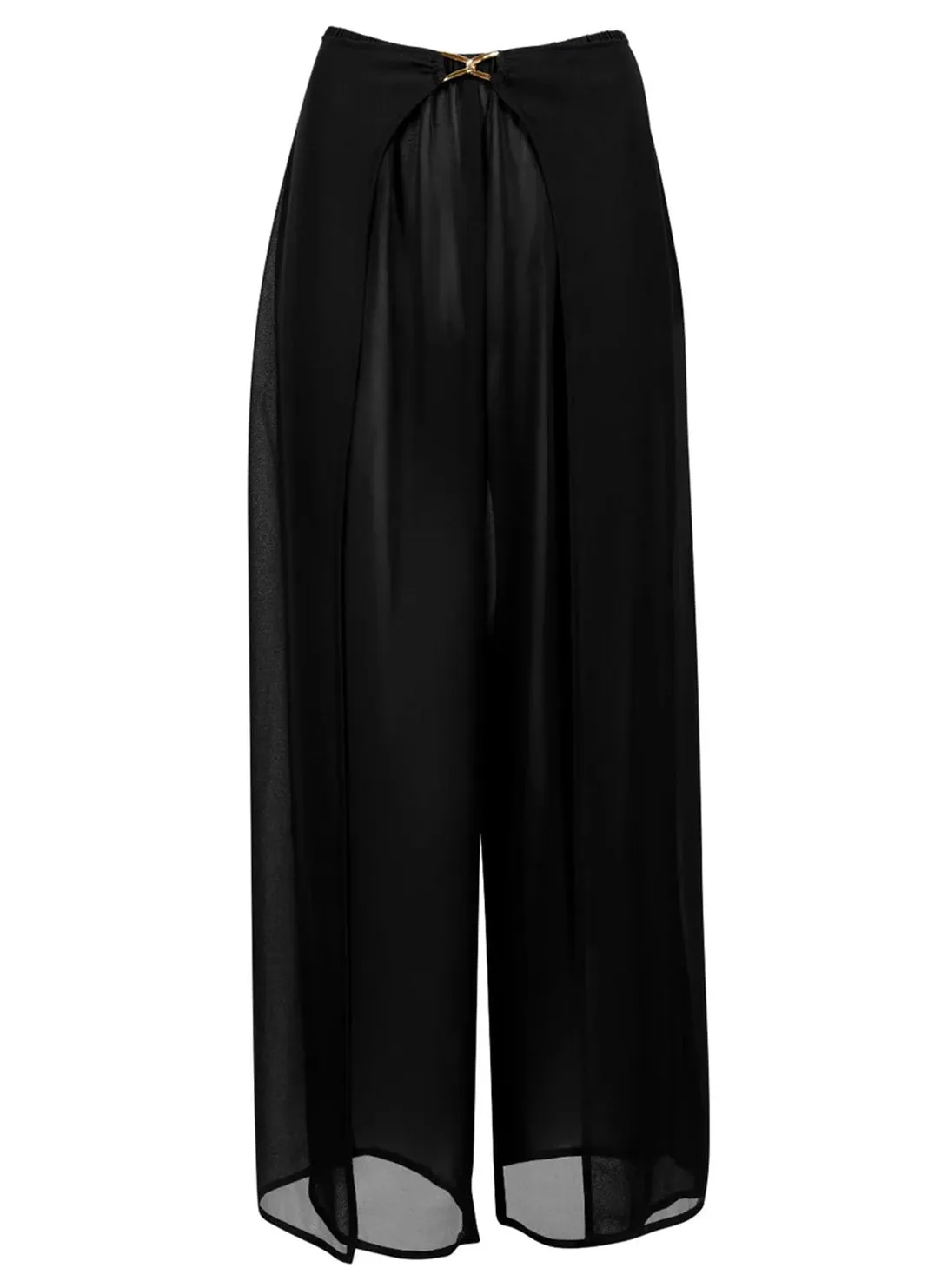 Beach Walk Black Swim Pant