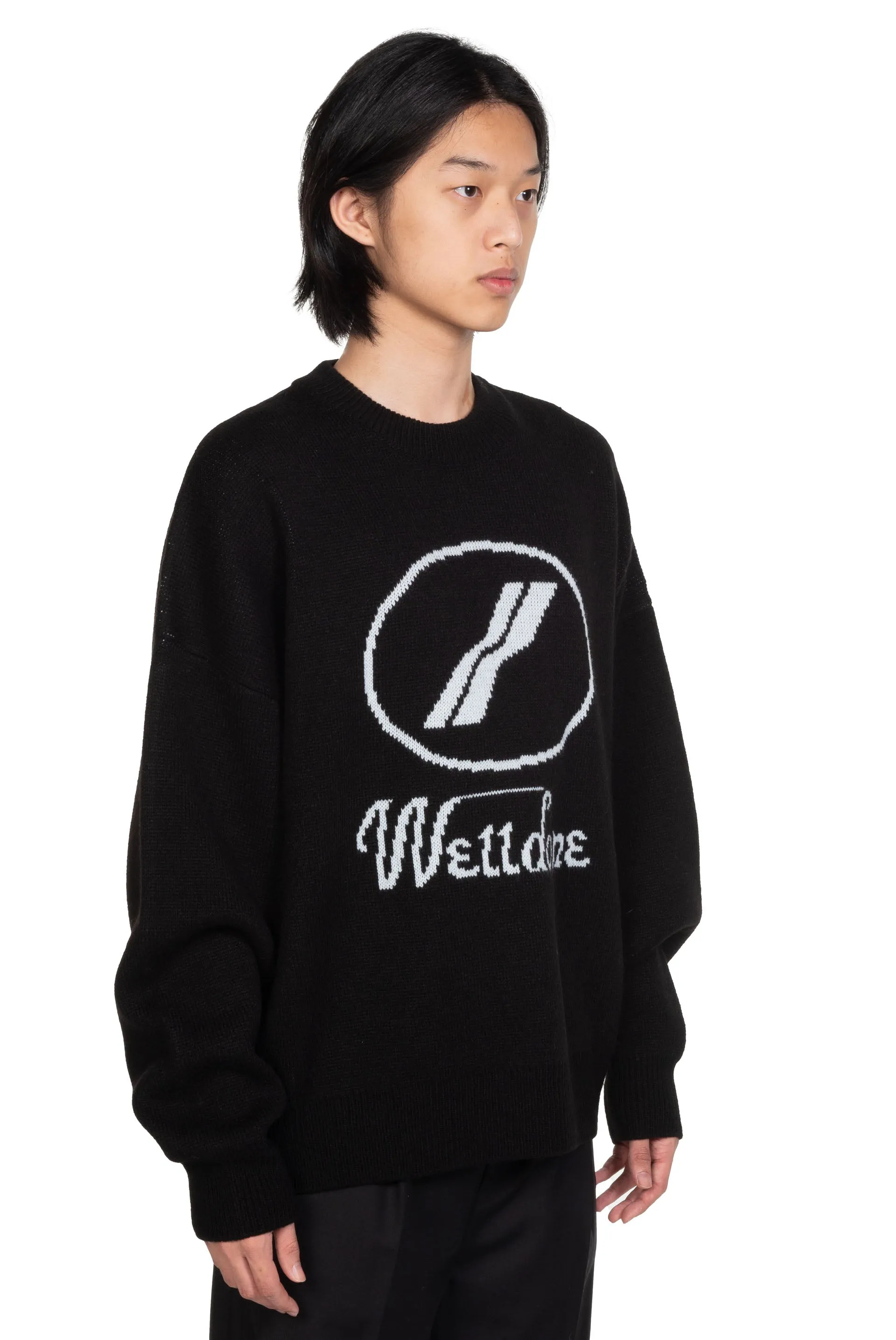 Black Logo Sweater