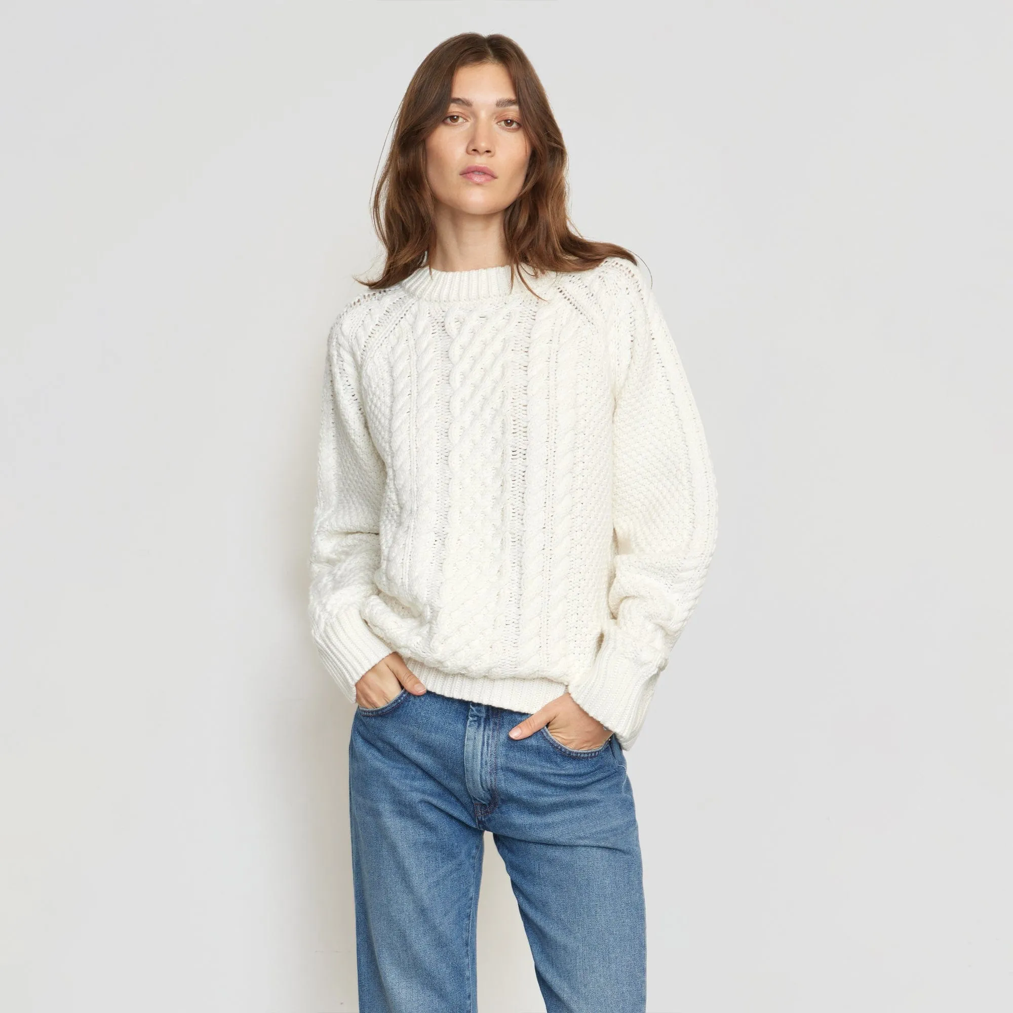 Brady Chunky Cable Knit Sweater