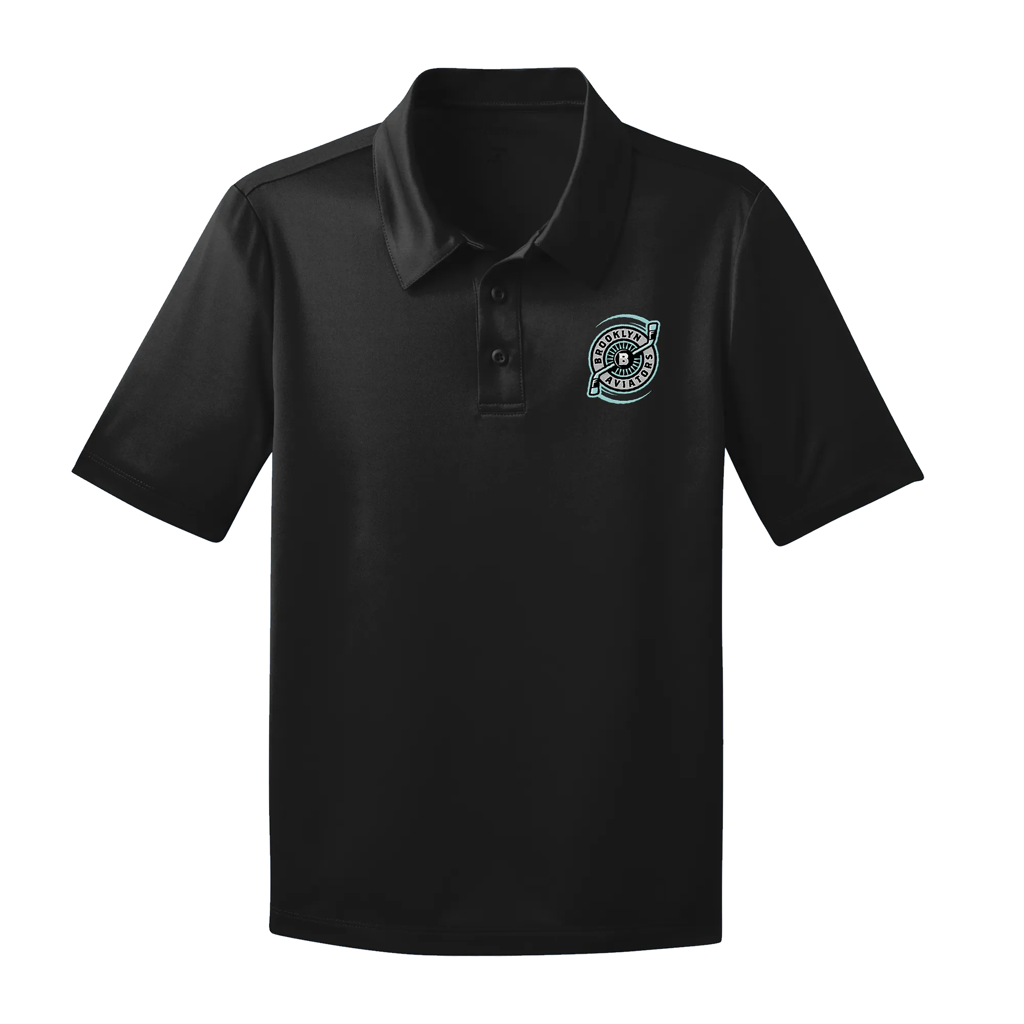 Brooklyn Aviators Youth Silk Touch Performance Polo