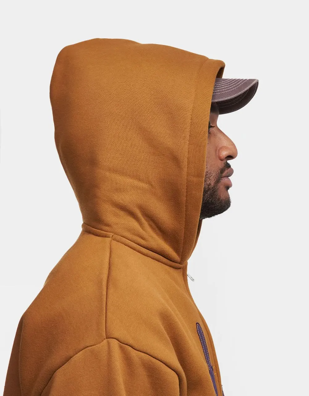 Butter Goods Frenzy Zip-Thru Hoodie - Cognac