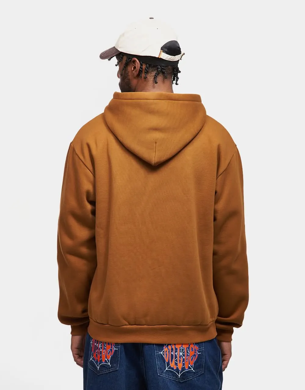 Butter Goods Frenzy Zip-Thru Hoodie - Cognac