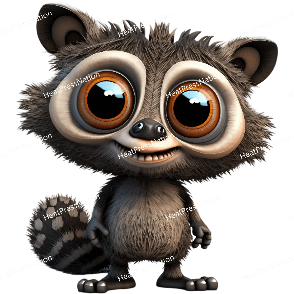 Cartoon Racoon Design