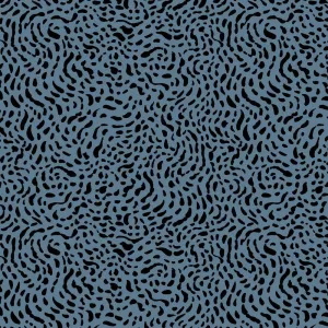 Cotton Jersey - Swirl Blue