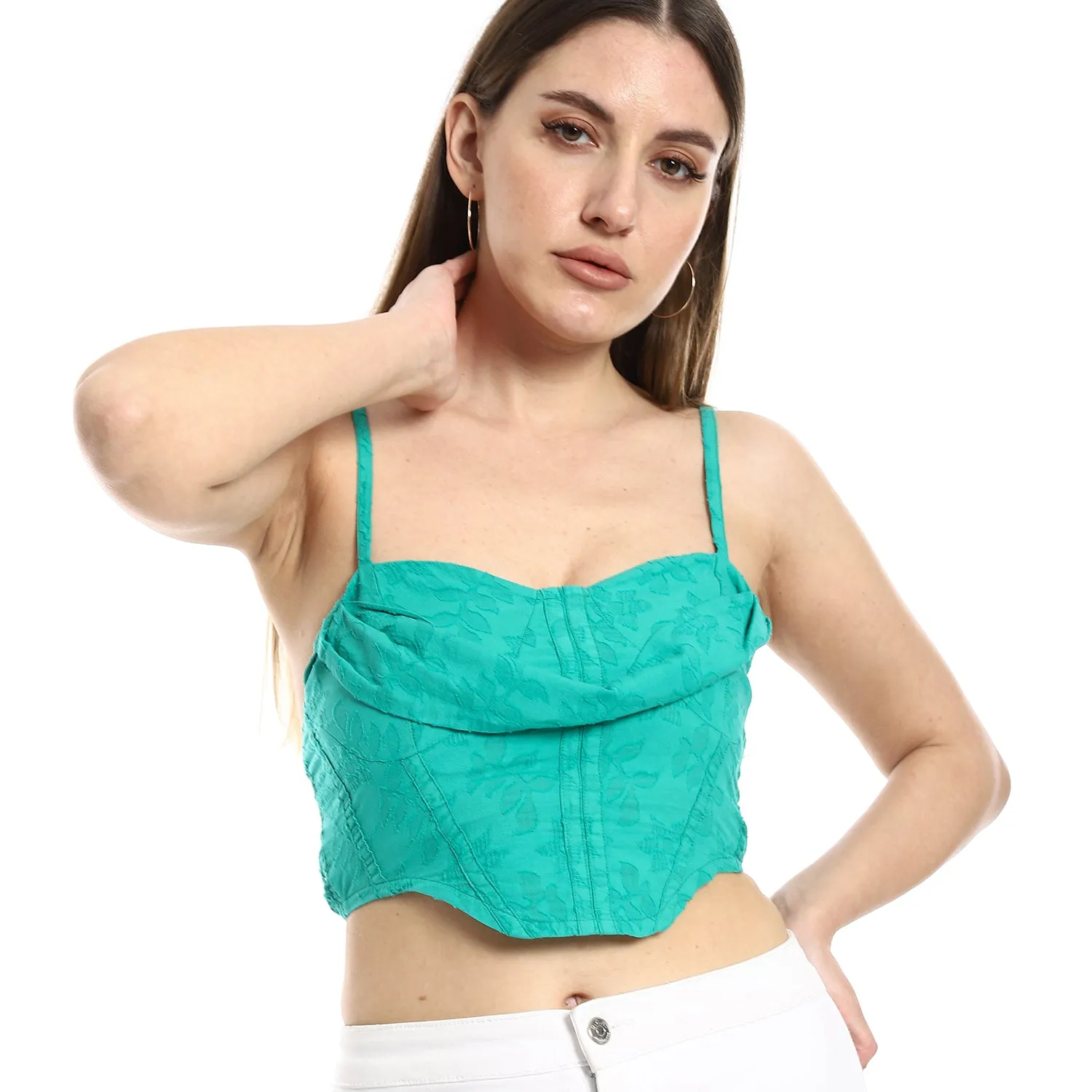 Crop Top With Thin Straps - Merch