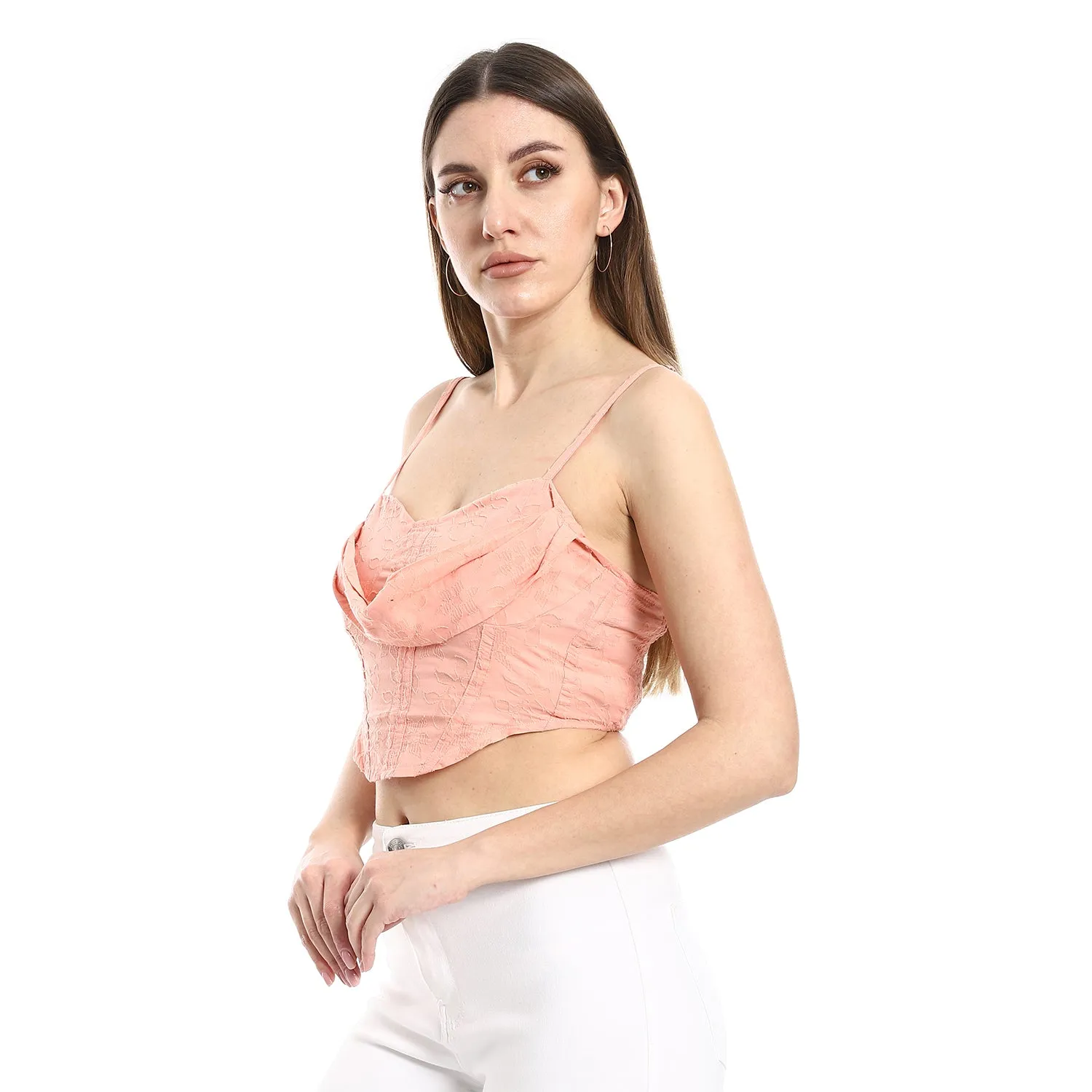 Crop Top With Thin Straps - Merch