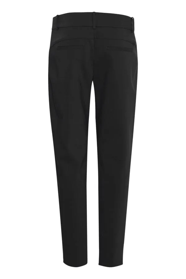 Fransa Tapered Trousers Black