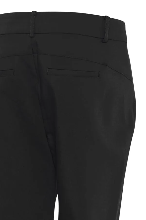 Fransa Tapered Trousers Black