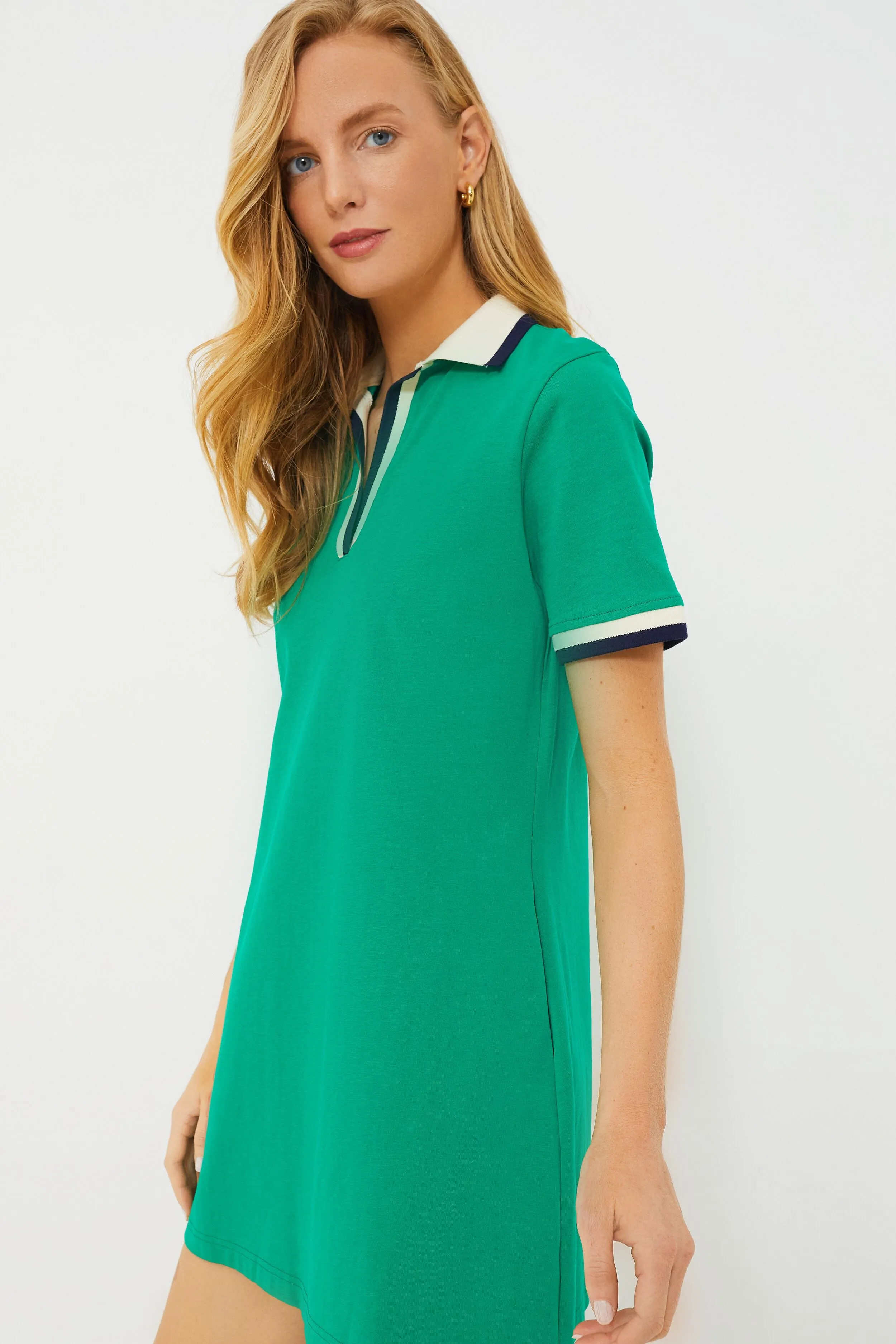 Green Hutton Polo Dress