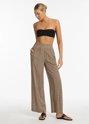 Infinity Wide Leg Pant - Kelp