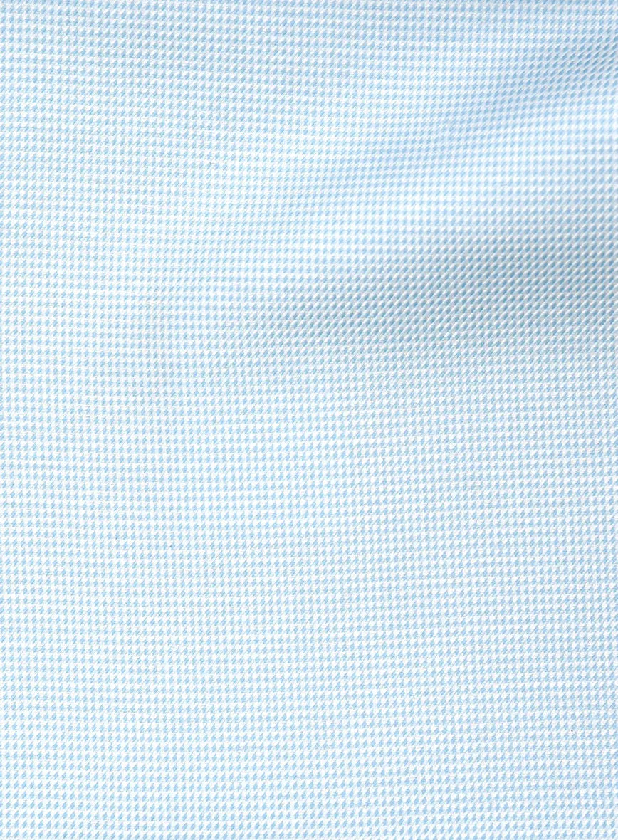 Italian Blue Nailhead Shirt