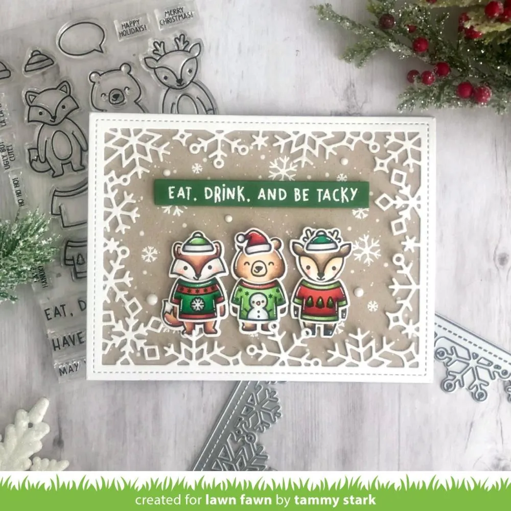 Lawn Fawn - Clear Stamps - Ugly and Bright