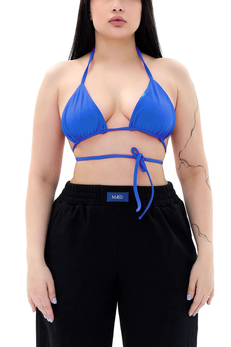 MÆD Bikini Top - Matte Electric Blue