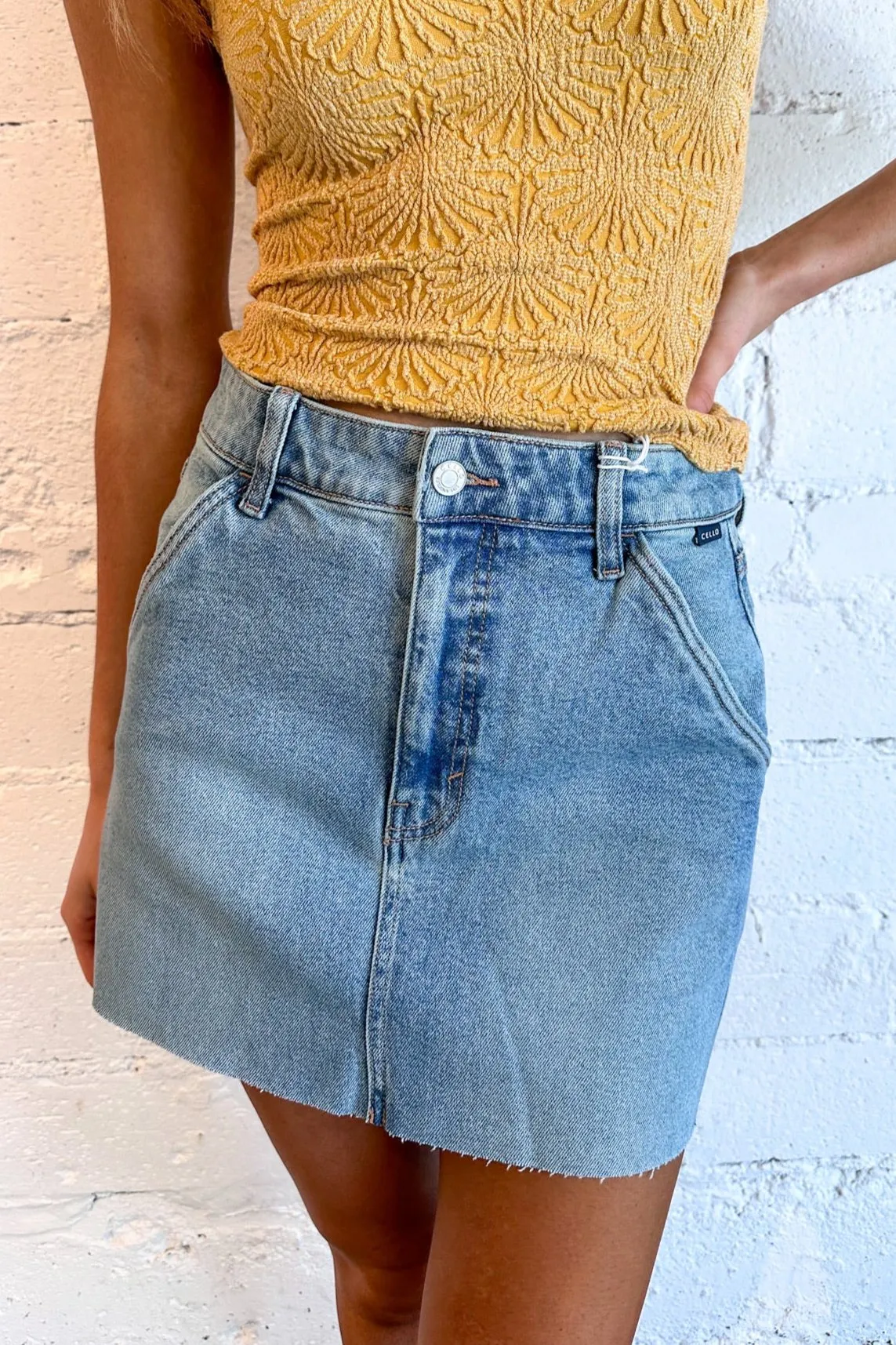 Not My First Rodeo Denim Skirt