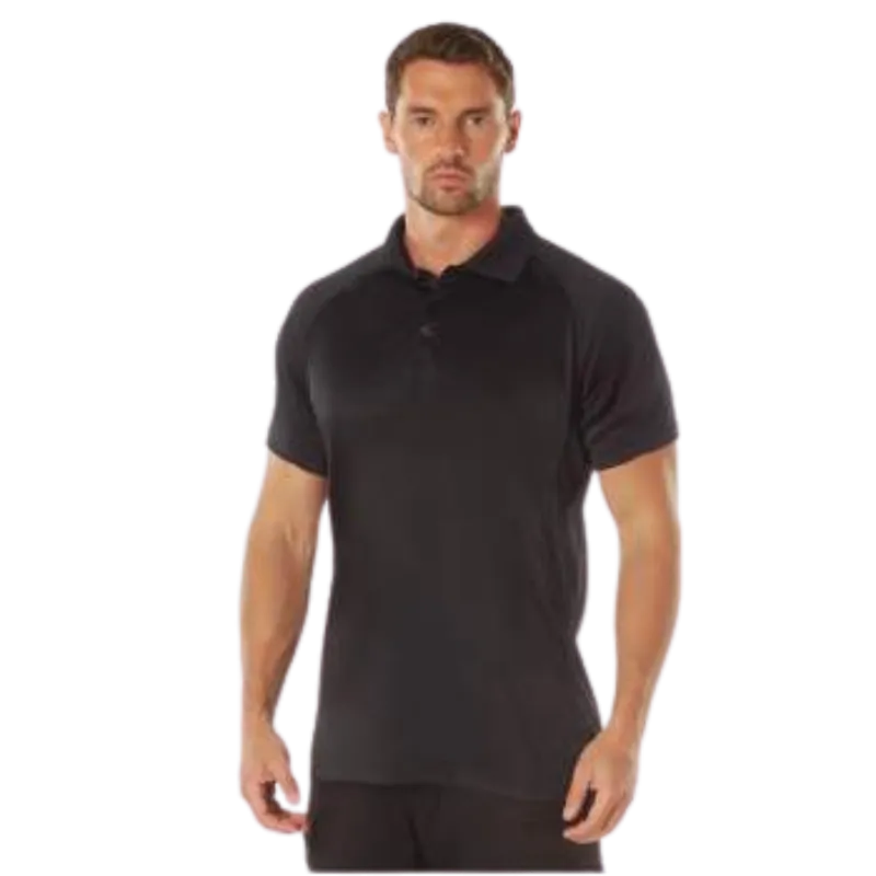 On Duty Performance Polo Short Sleeve | Black, Navy