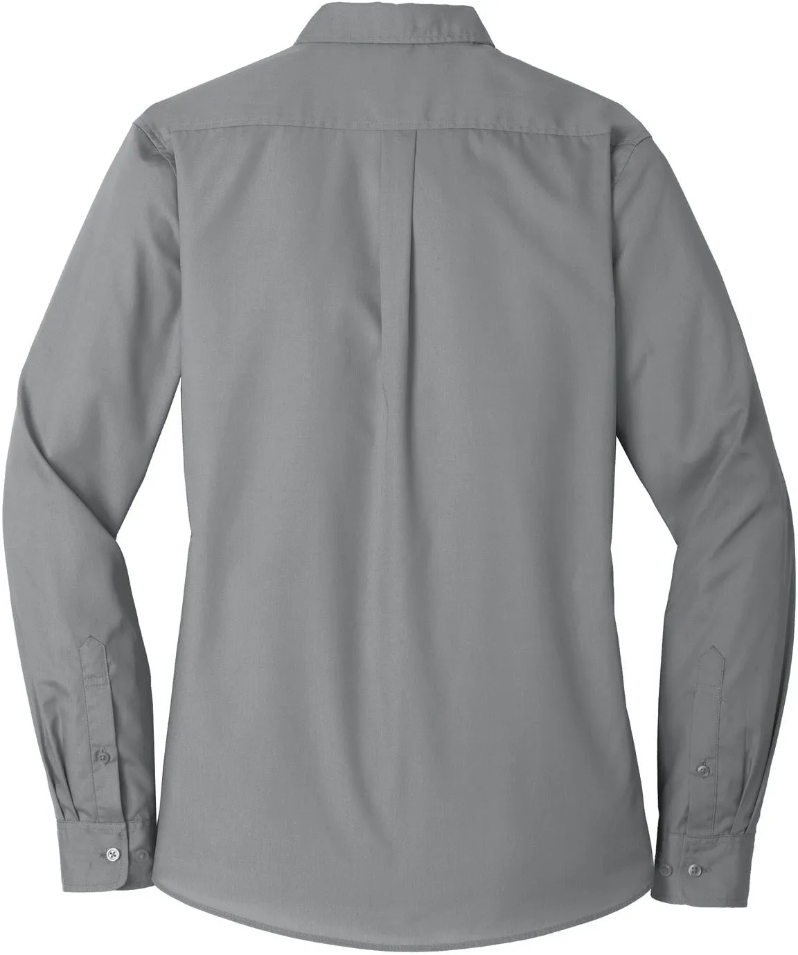 OUTLET-Port Authority Ladies Long Sleeve Carefree Poplin Shirt