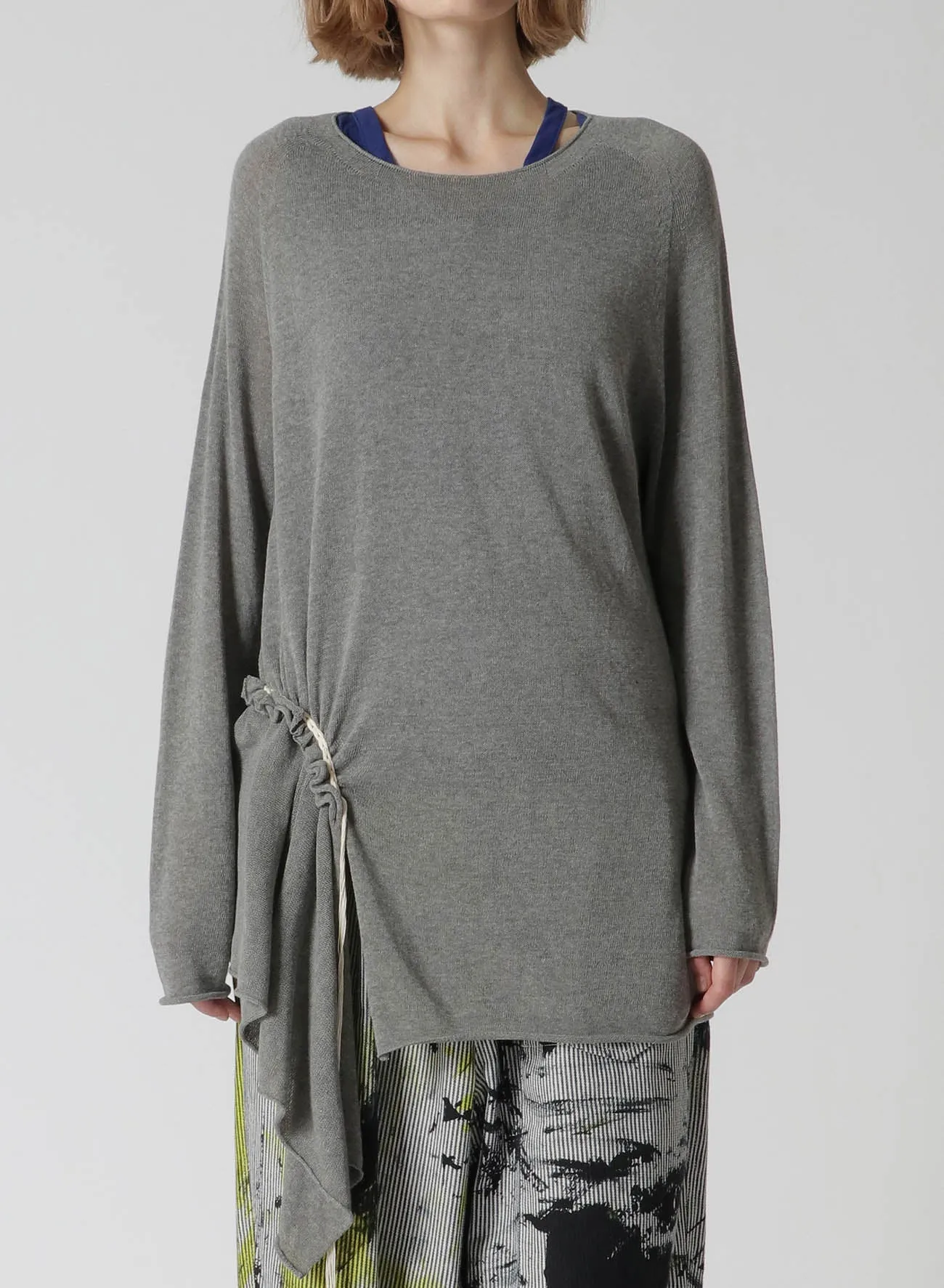 PLAIN STITCH / CHAIN STITCH "WHOLEGARMENT" TOP