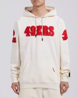 Pro Standard San Francisco 49ers Triple Tonal DK PO Hoodie-Eggshell