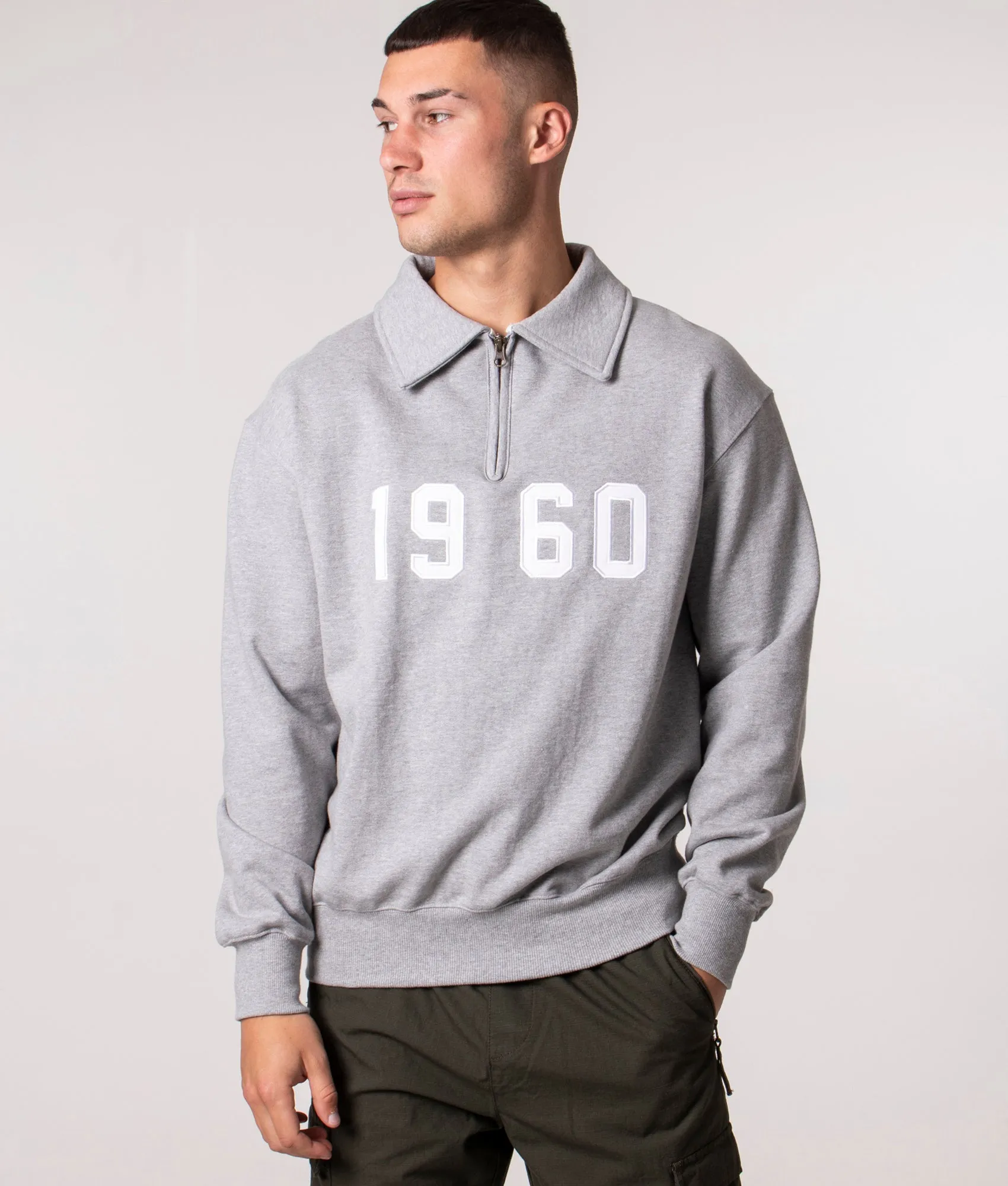 Relaxed Fit 1960 Quarter Zip Sweatshirt