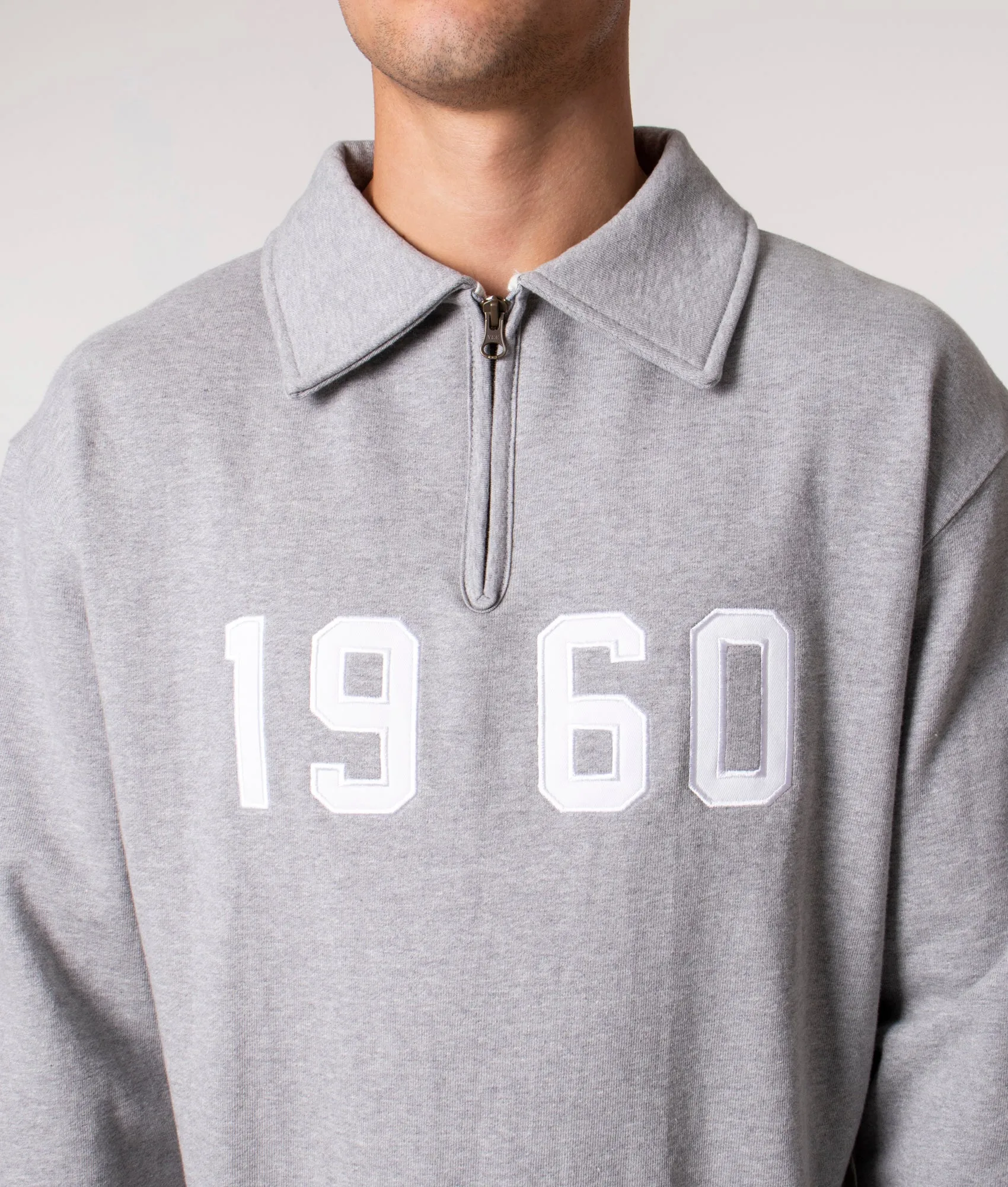 Relaxed Fit 1960 Quarter Zip Sweatshirt