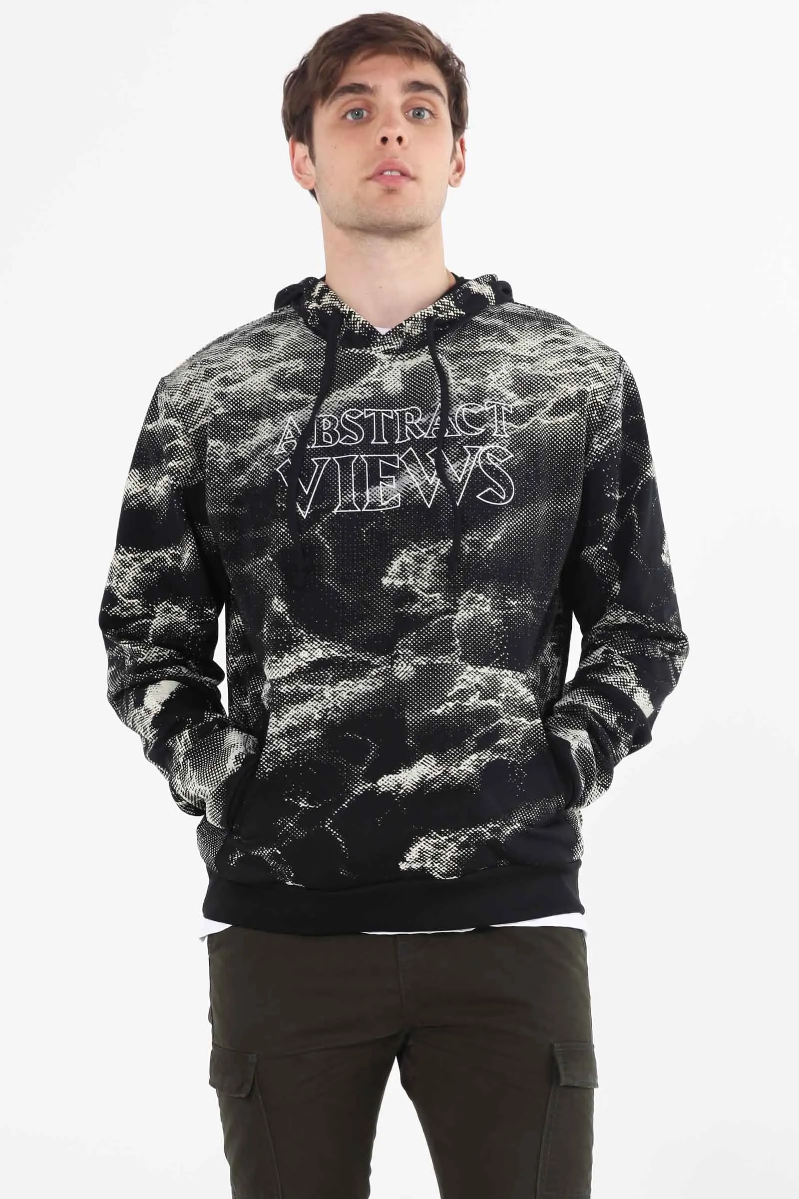 Relaxed Fit Hoodie With All-Over Print