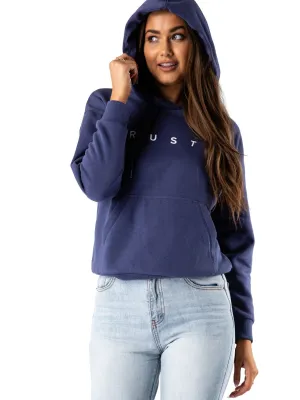 Rusty Essentials Hooded Fleece - Crown Blue