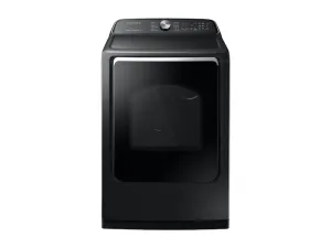 Samsung DVG54R7600V 7.4 cu. ft. Gas Dryer with Steam Sanitize  in Black Stainless Steel