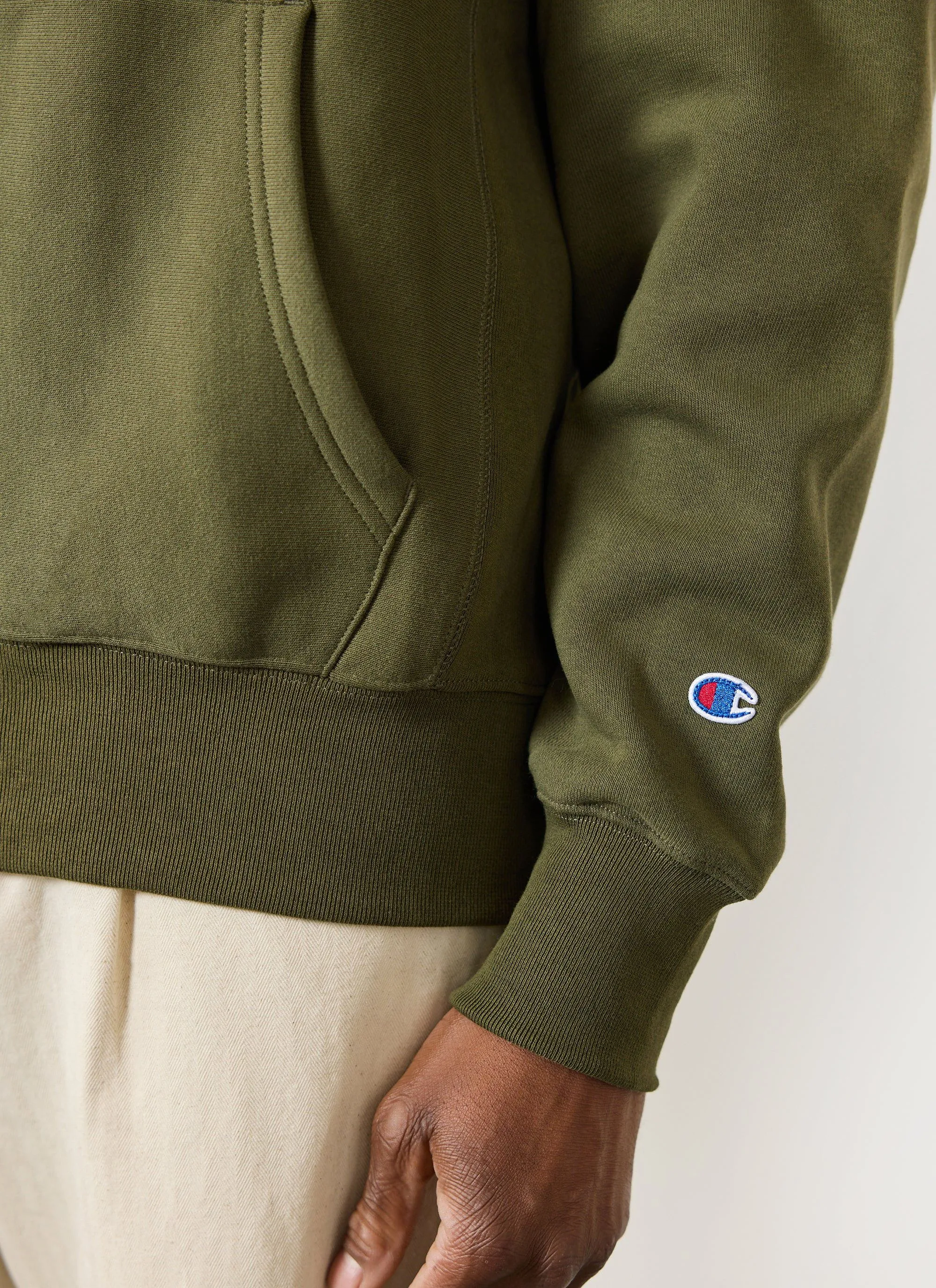 Snake & Grass Zip Hoodie | Champion and Percival | Forest