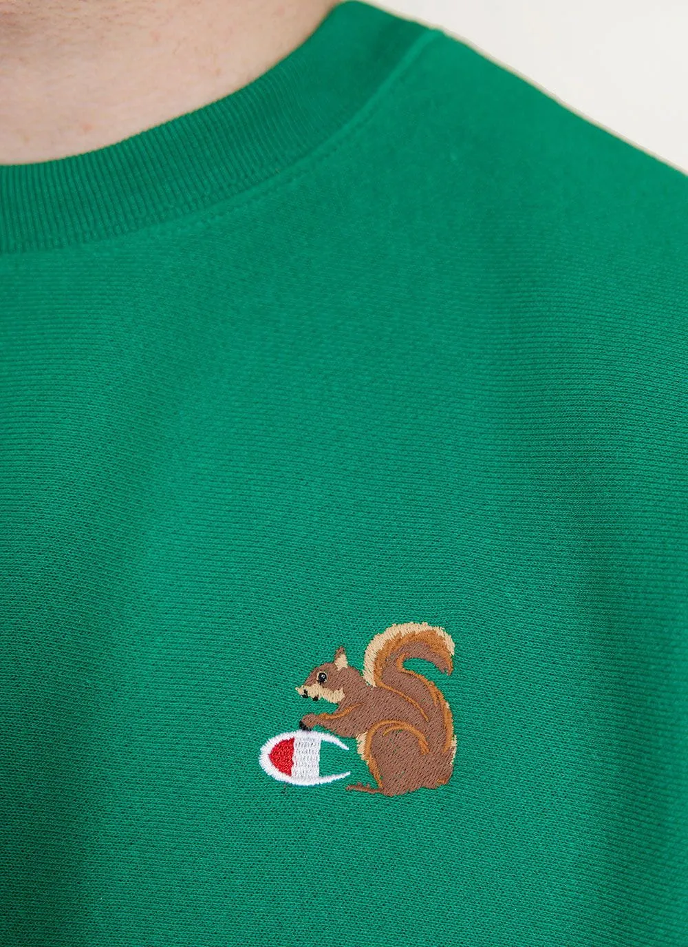 Squirrel Sweatshirt | Champion and Percival | Green