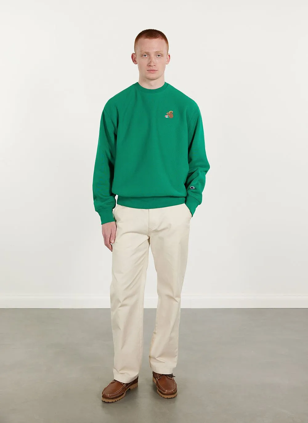 Squirrel Sweatshirt | Champion and Percival | Green