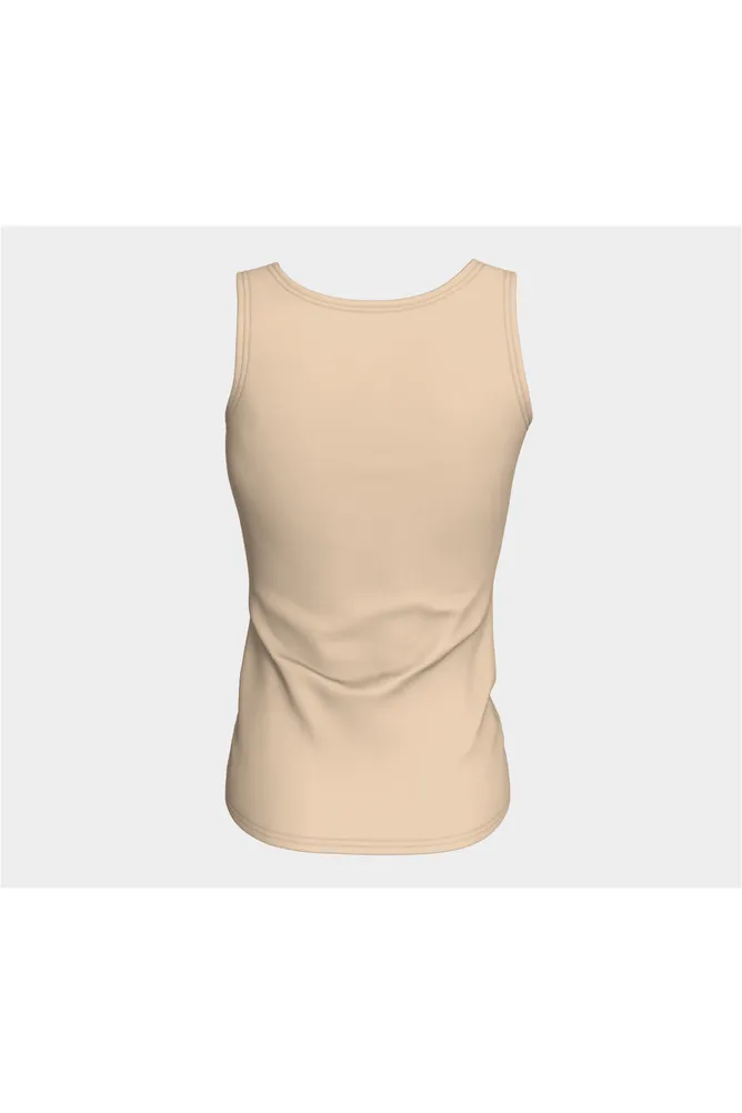 Tan Fitted Tank Top