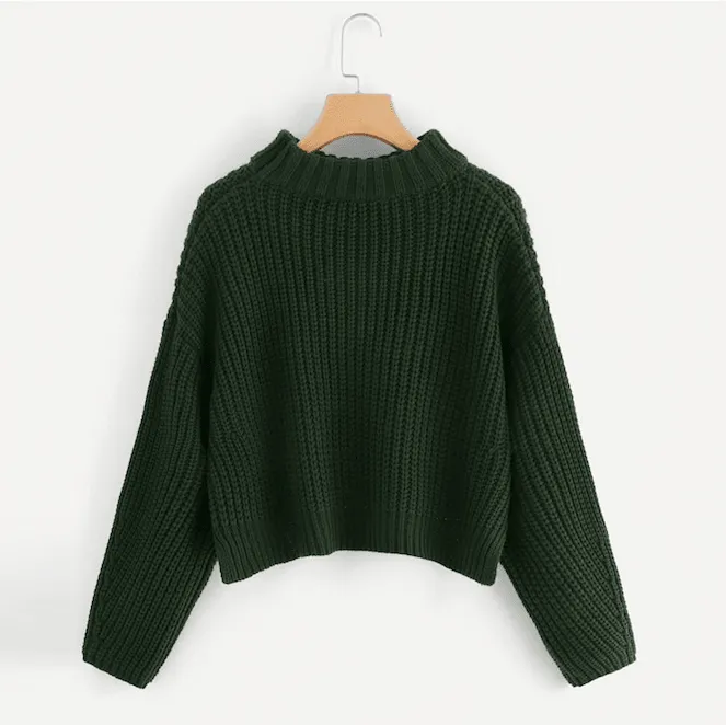 THE KNITTED NANCY PULLOVER SWEATER