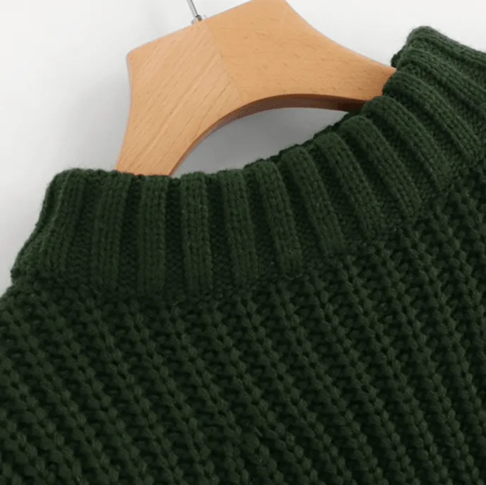 THE KNITTED NANCY PULLOVER SWEATER