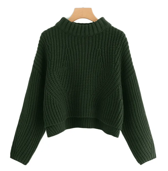 THE KNITTED NANCY PULLOVER SWEATER