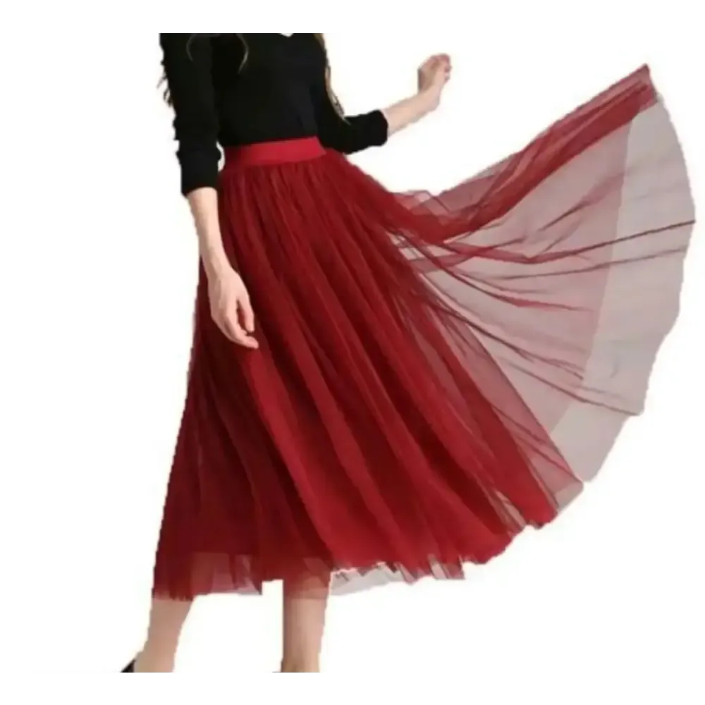 Trendy Attractive Net Skirt for Women