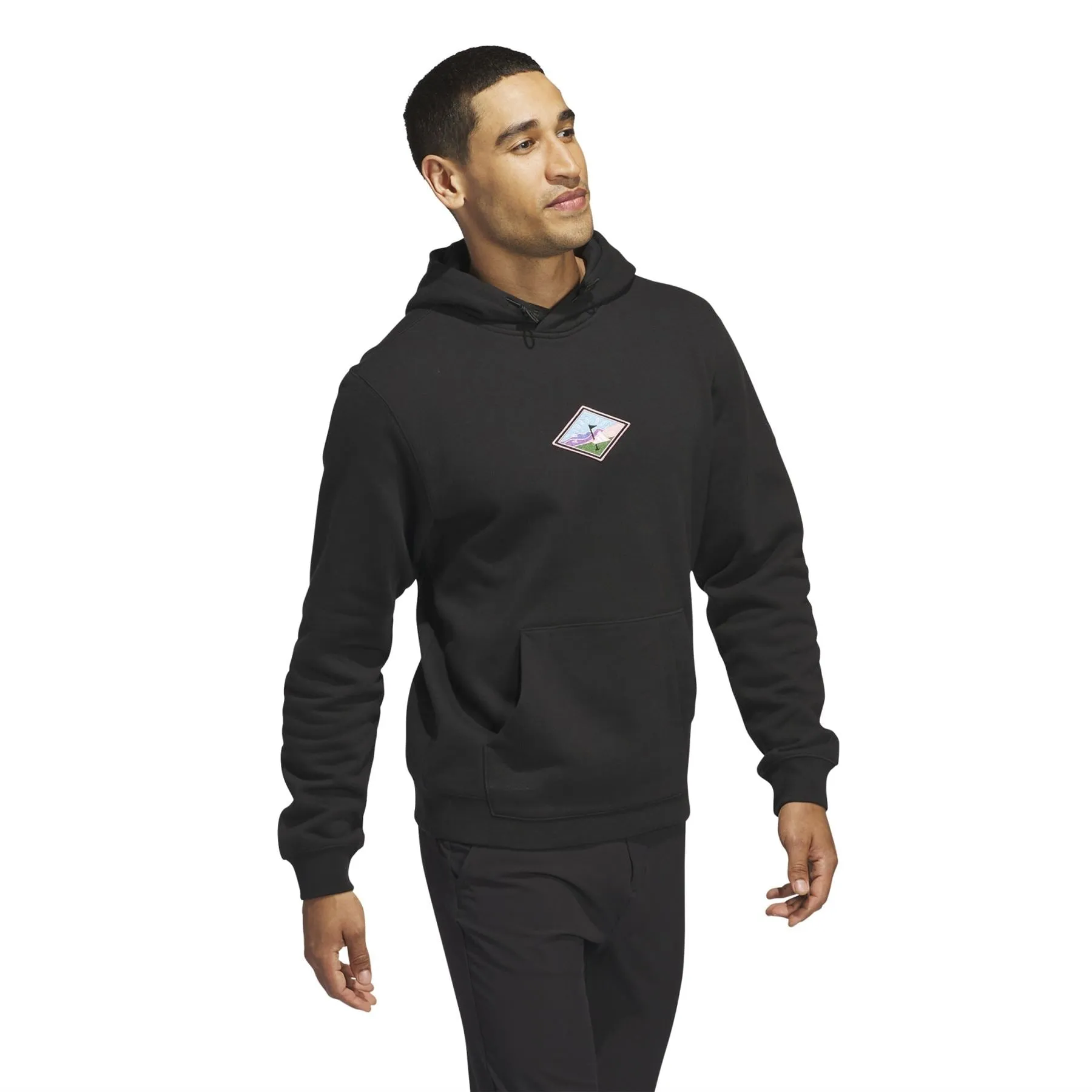 Versatile Tech Graphic Hoodie Black - AW24