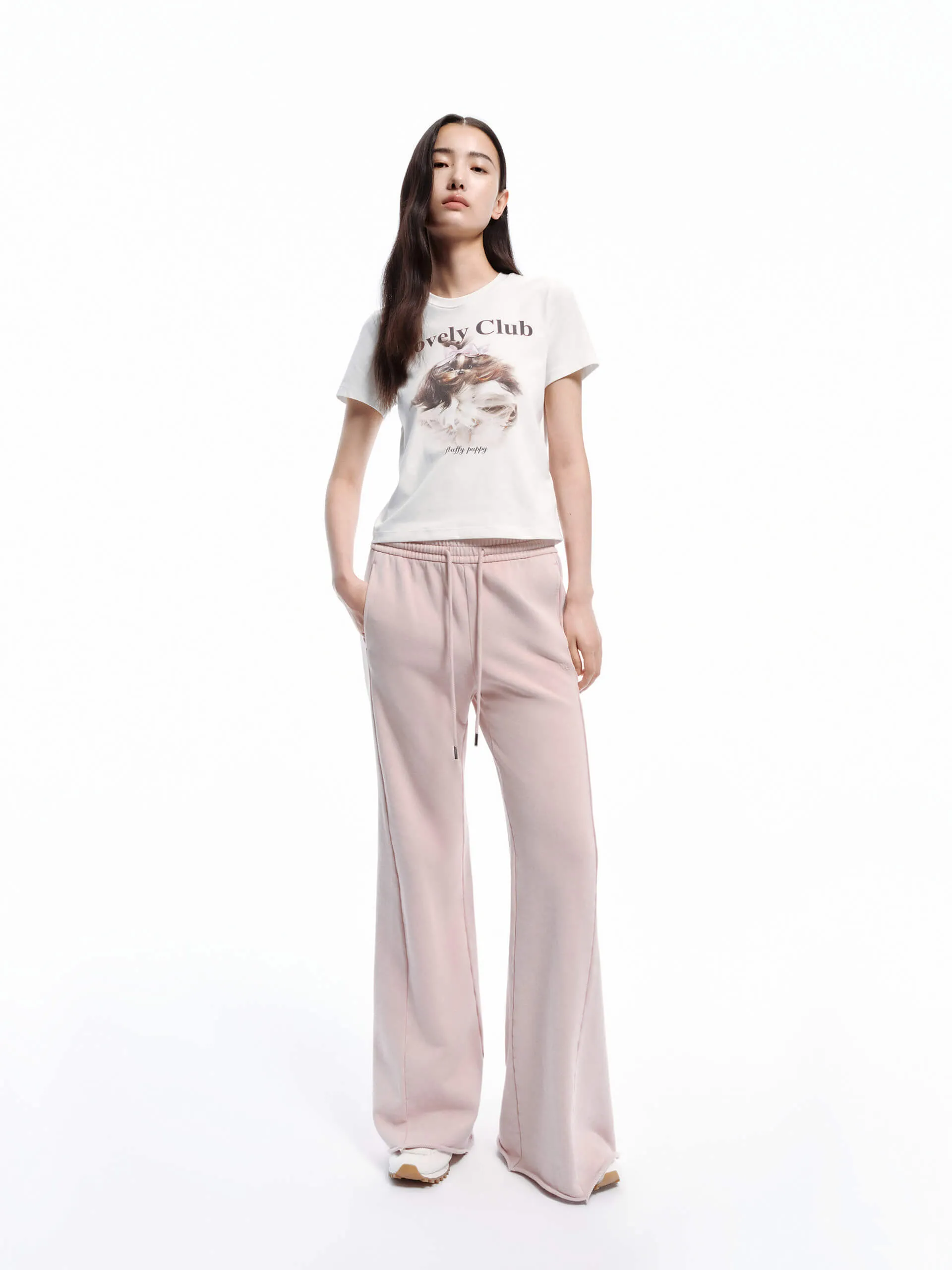 Wide Leg Elasticated Pants