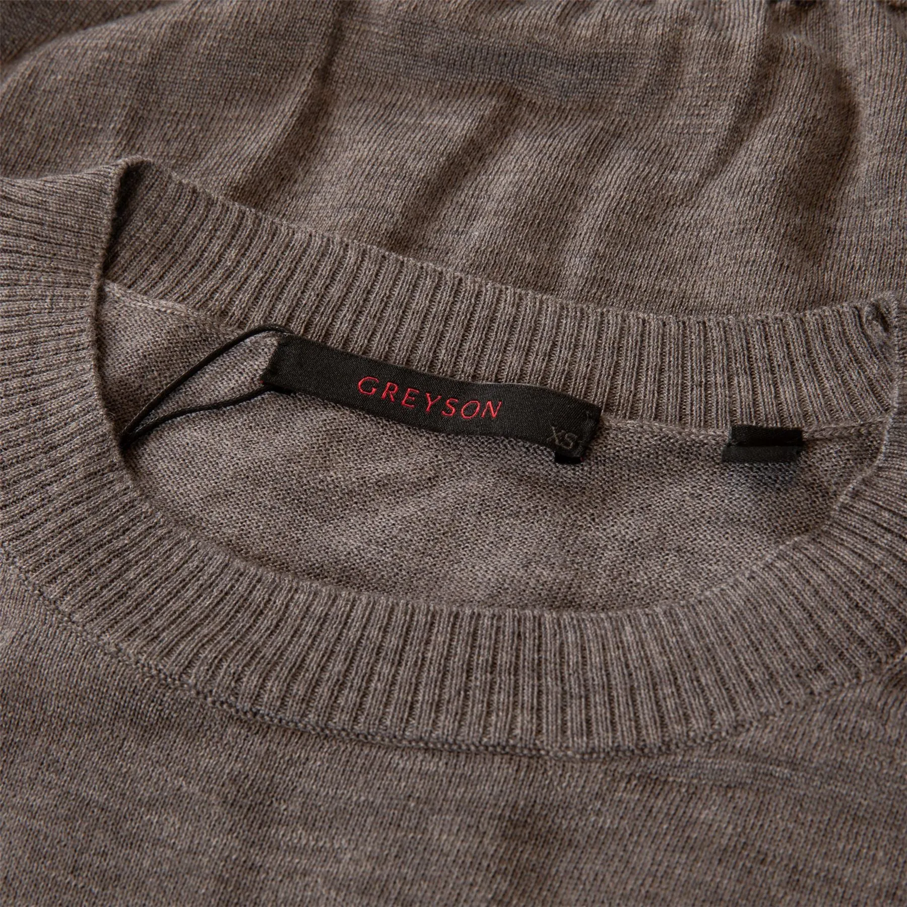 Womens Leith Crew Neck Sweater Gray Heather - AW24